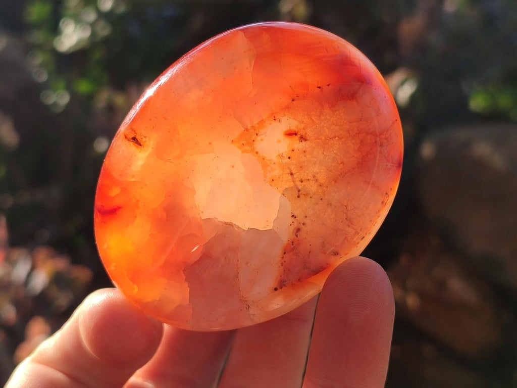 Polished Small Carnelian Agate Gemstone Bowls x 12 From Madagascar - Toprock Gemstones and Minerals 