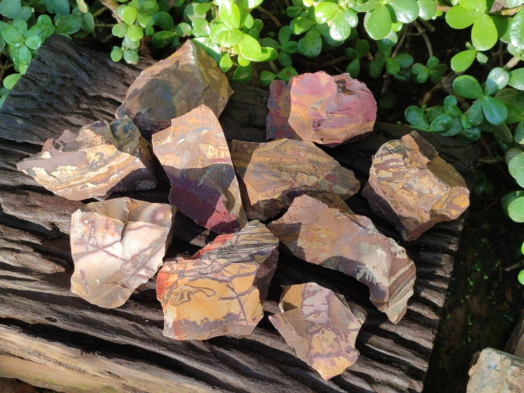 Natural Nguni Jasper Cobbed Specimens x 24 From Northern Cape, South Africa - Toprock Gemstones and Minerals 