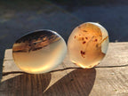 Polished Banded Agate Galets x 24 From Madagascar - Toprock Gemstones and Minerals 