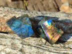 Polished One Side Labradorite Specimens x 70 From Madagascar - Toprock Gemstones and Minerals 