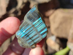Polished One Side Labradorite Specimens x 70 From Madagascar - Toprock Gemstones and Minerals 