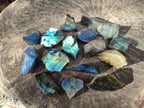 Polished One Side Labradorite Specimens x 70 From Madagascar - Toprock Gemstones and Minerals 