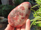 Polished Rhodonite Free Forms x 3 From Rhusinga, Zimbabwe - Toprock Gemstones and Minerals 