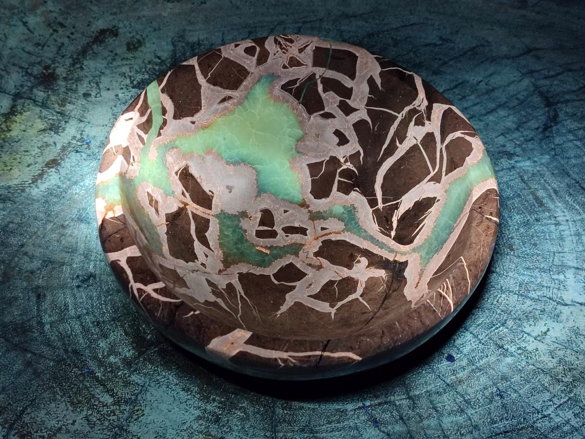 Polished Large Septerye Bowl x 1 From Mahajanga, Madagascar - Toprock Gemstones and Minerals 