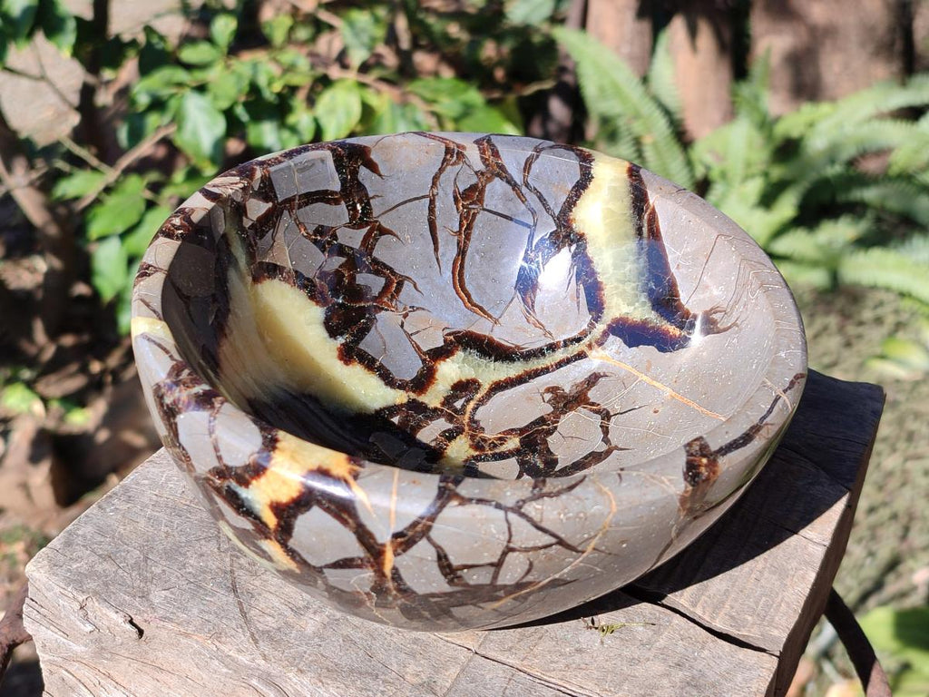 Polished Large Septerye Bowl x 1 From Mahajanga, Madagascar - Toprock Gemstones and Minerals 