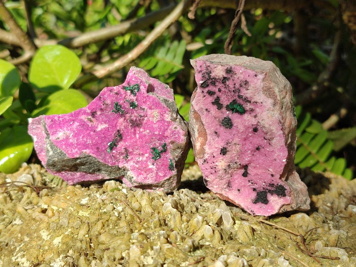 Natural Salrose Cobaltoan Dolomite Specimens x 12 From Kakanda, Congo - Toprock Gemstones and Minerals 