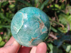 Polished Amazonite Spheres x 6 From Madagascar - Toprock Gemstones and Minerals 