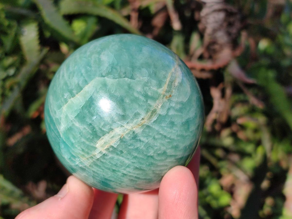 Polished Amazonite Spheres x 6 From Madagascar - Toprock Gemstones and Minerals 
