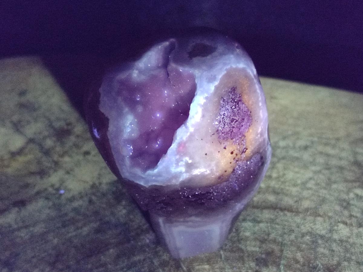 Polished Blue Lace Agate Standing Display Pieces and Free Forms x 4 From Nsanje, Malawi - Toprock Gemstones and Minerals 