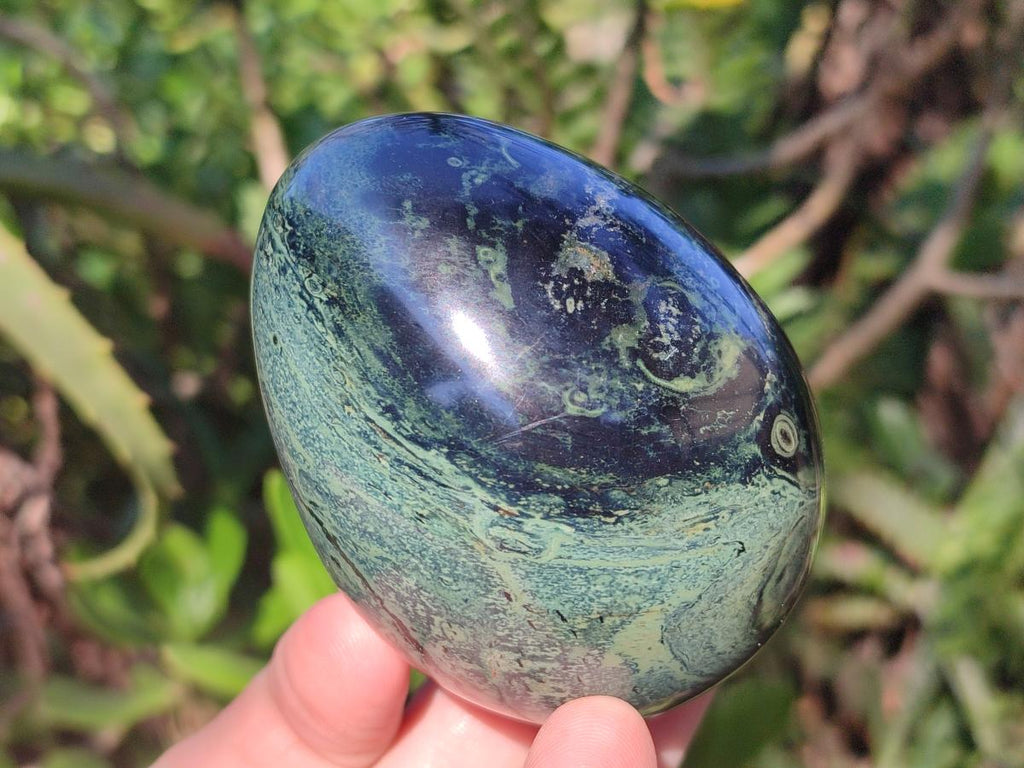 Polished Stromatolite "Kambaba Jasper" Eggs x 12 From Katsepy, Madagascar - Toprock Gemstones and Minerals 