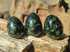 Polished Stromatolite "Kambaba Jasper" Eggs x 12 From Katsepy, Madagascar - Toprock Gemstones and Minerals 