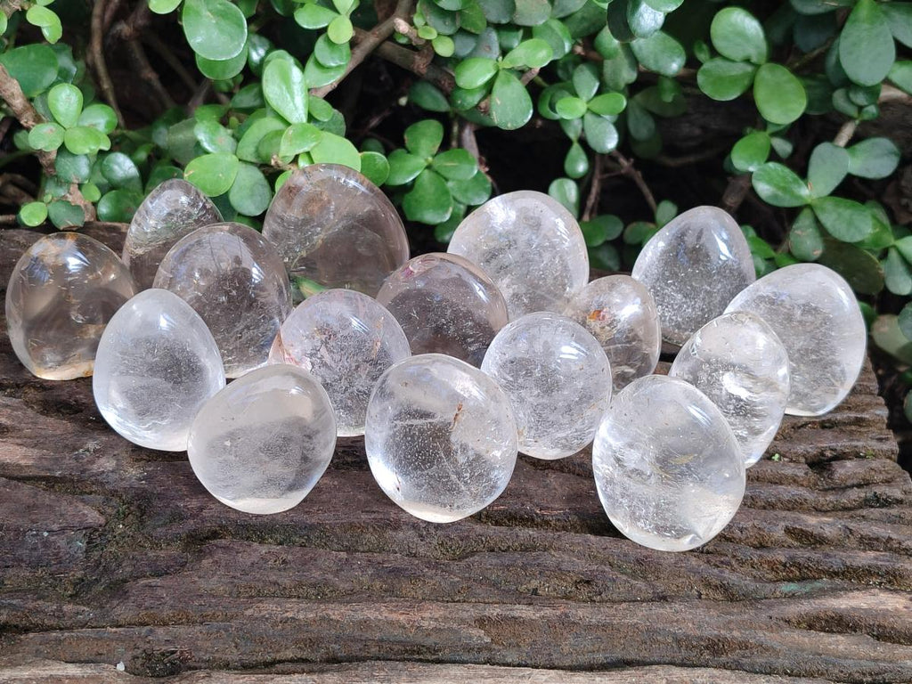 Polished Rock Crystal Standing Display Pieces x 24 From Amoron’i Mania, Madagascar - Toprock Gemstones and Minerals 