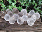Polished Rock Crystal Standing Display Pieces x 24 From Amoron’i Mania, Madagascar - Toprock Gemstones and Minerals 