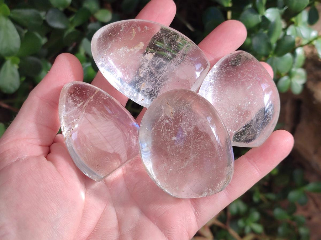 Polished Rock Crystal Standing Display Pieces x 24 From Amoron’i Mania, Madagascar - Toprock Gemstones and Minerals 