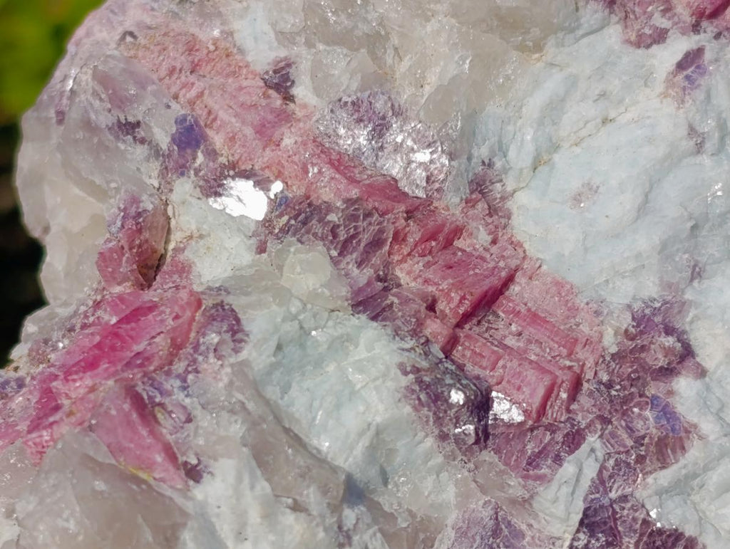 Natural Pink Rubellite Tourmaline Specimens x 3 From Karibib, Namibia - Toprock Gemstones and Minerals 
