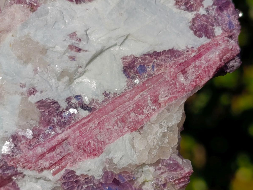 Natural Pink Rubellite Tourmaline Specimens x 3 From Karibib, Namibia - Toprock Gemstones and Minerals 