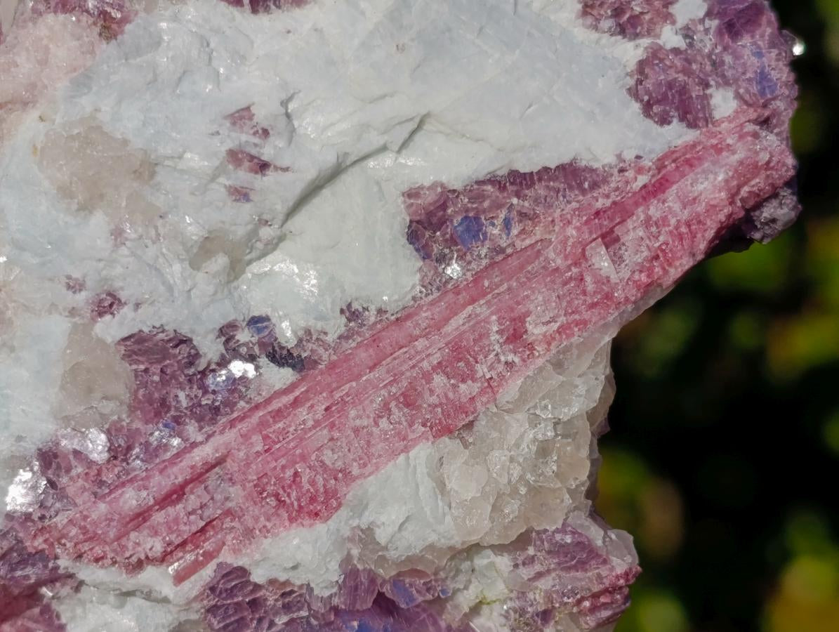 Natural Pink Rubellite Tourmaline Specimens x 3 From Karibib, Namibia - Toprock Gemstones and Minerals 