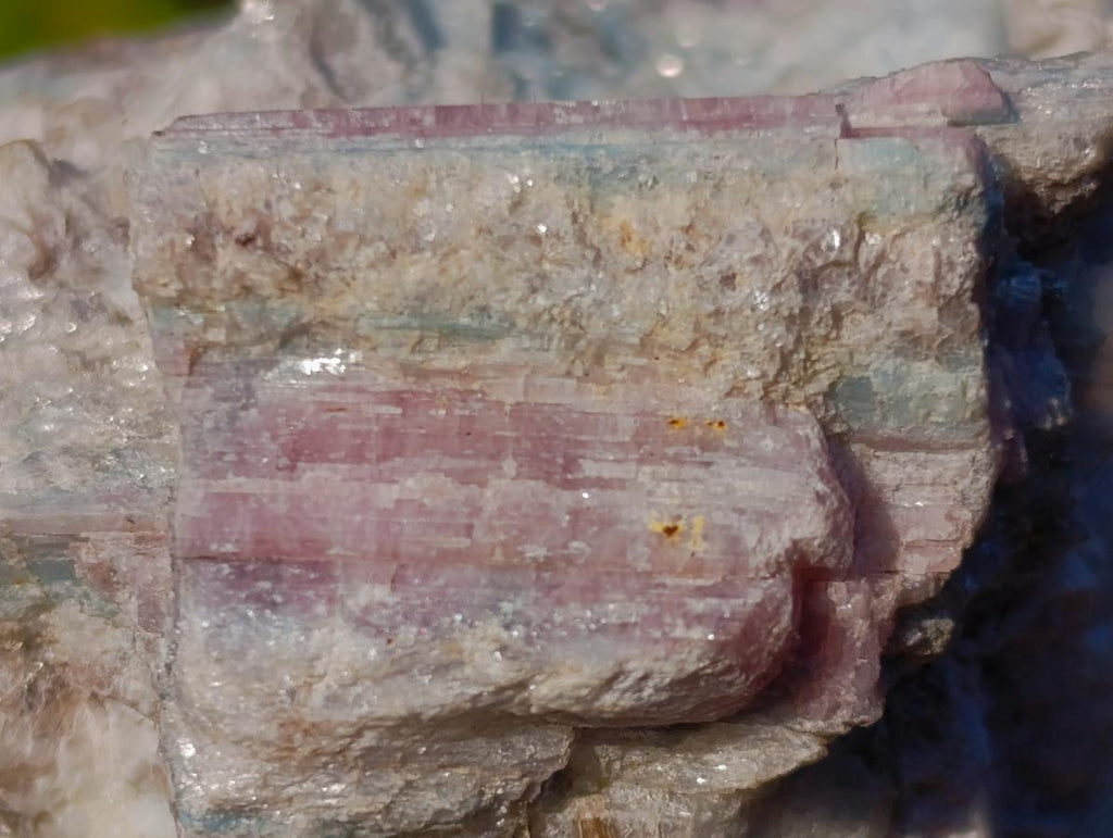 Natural Pink Rubellite Tourmaline Specimens x 3 From Karibib, Namibia - Toprock Gemstones and Minerals 