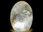 Polished Rock Crystal Standing Display Pieces with Limonite Veils x 6 From Amoron’i Mania, Madagascar - Toprock Gemstones and Minerals 