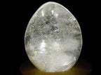 Polished Rock Crystal Standing Display Pieces with Limonite Veils x 6 From Amoron’i Mania, Madagascar - Toprock Gemstones and Minerals 