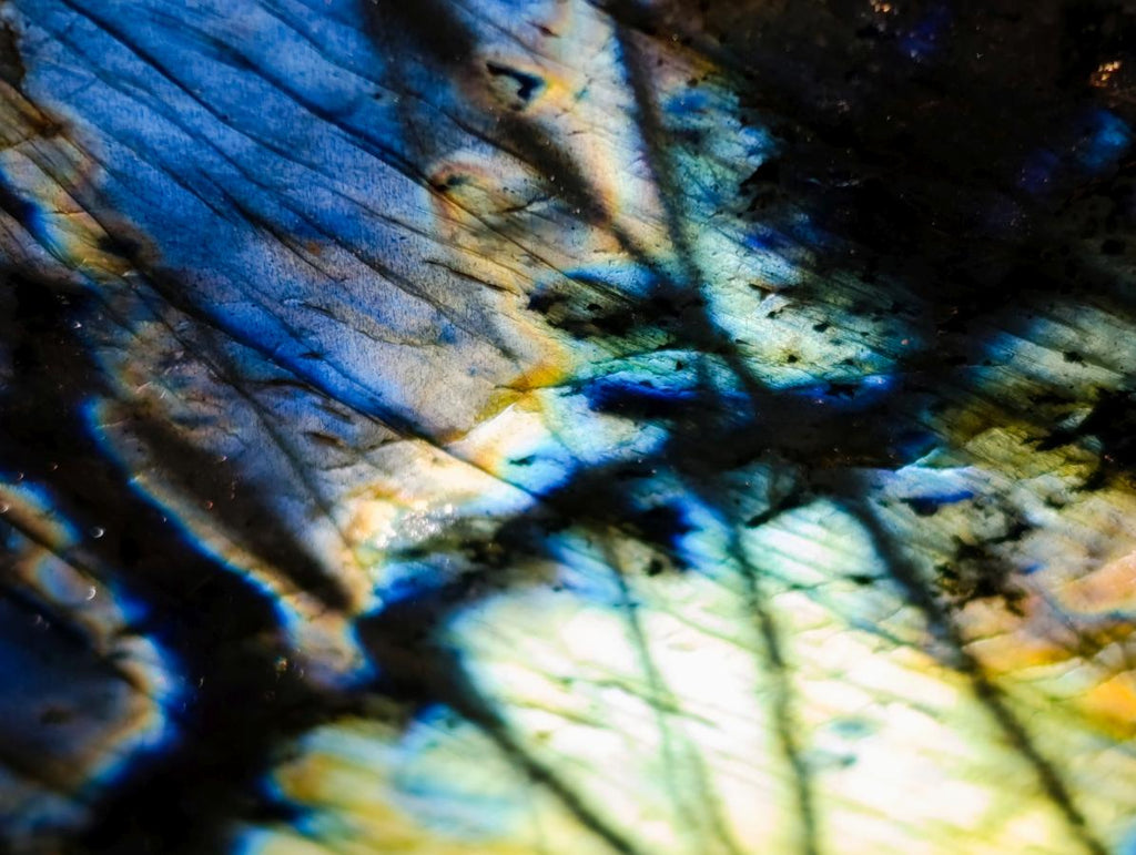 Polished Labradorite Standing Display Pieces x 2 From Madagascar - Toprock Gemstones and Minerals 