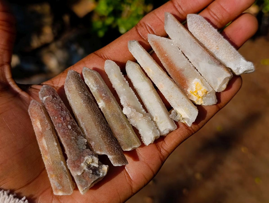 Natural Drusy Fairy Spirit Quartz Crystals x 70 From Boekenhouthoek, South Africa - Toprock Gemstones and Minerals 