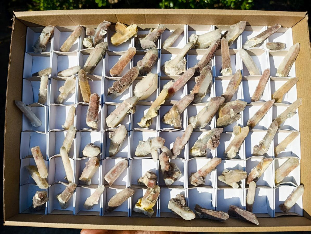 Natural Drusy Fairy Spirit Quartz Crystals x 70 From Boekenhouthoek, South Africa - Toprock Gemstones and Minerals 