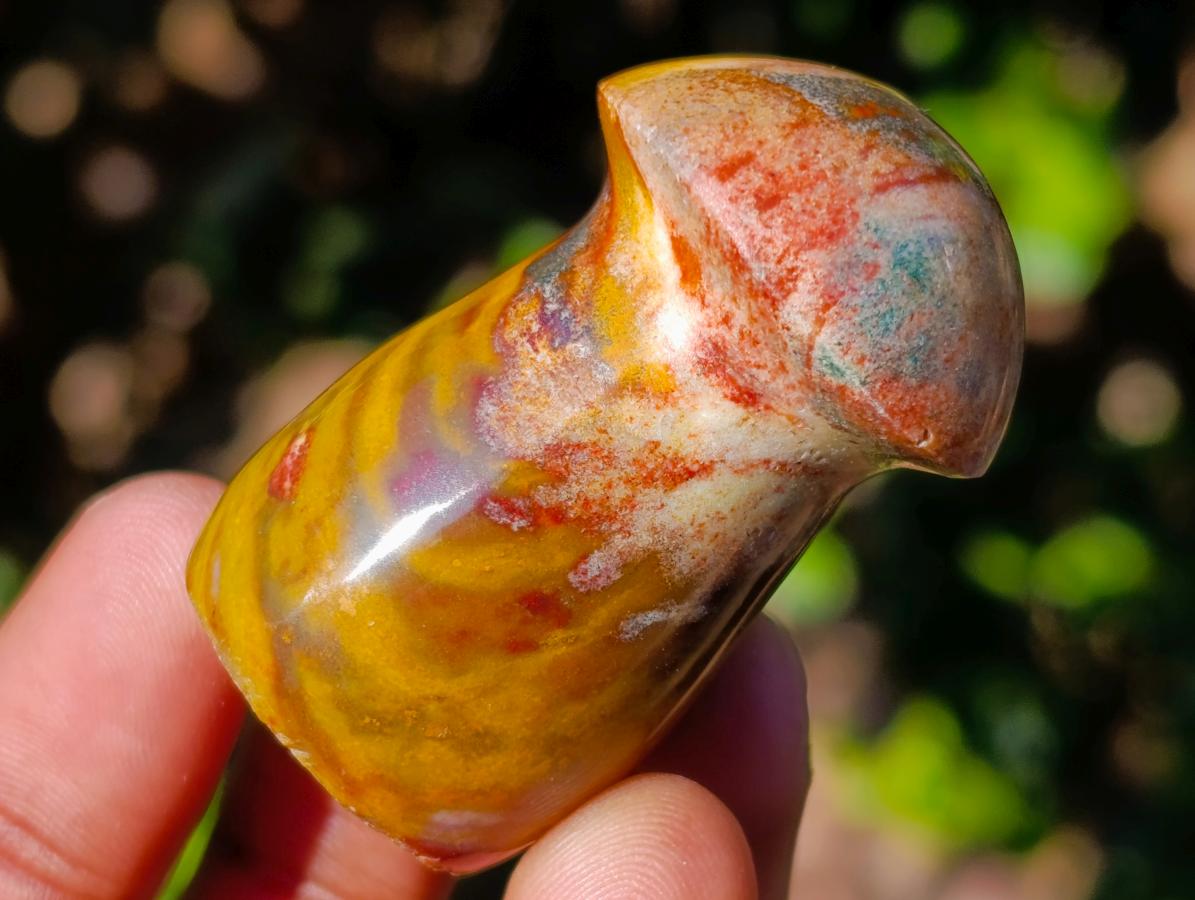 Polished Malagasy Jasper Mushrooms x 24 From Madagascar - Toprock Gemstones and Minerals 