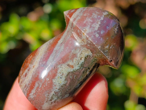 Polished Malagasy Jasper Mushrooms x 24 From Madagascar - Toprock Gemstones and Minerals 