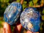 Polished Dumortierite Galets x 24 From Madagascar - Toprock Gemstones and Minerals 