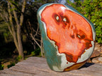 Polished Large Polychrome Jasper Standing Display Piece x 1 From NW Coast, Madagascar - Toprock Gemstones and Minerals 