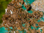 Natural Cabinet Size Rare Bladed Barite with Malachite Specimens x 1 From Shangulowé Mine, Congo - Toprock Gemstones and Minerals 