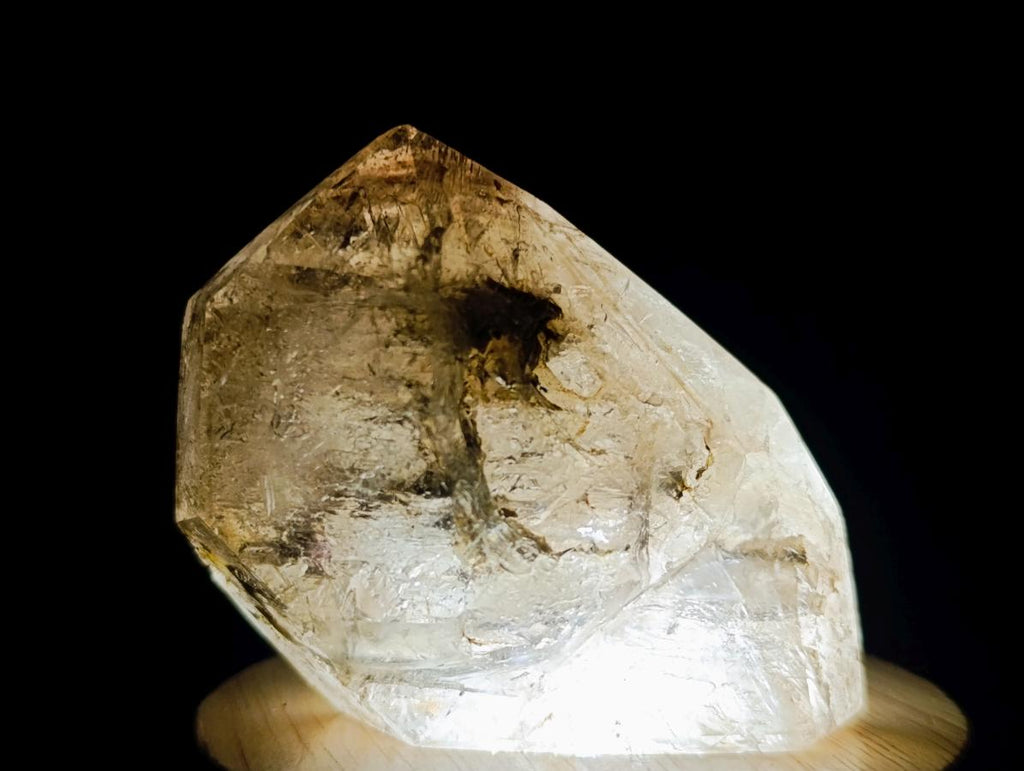 Polished Smokey Window Quartz Crystals x 4 From Madagascar - Toprock Gemstones and Minerals 
