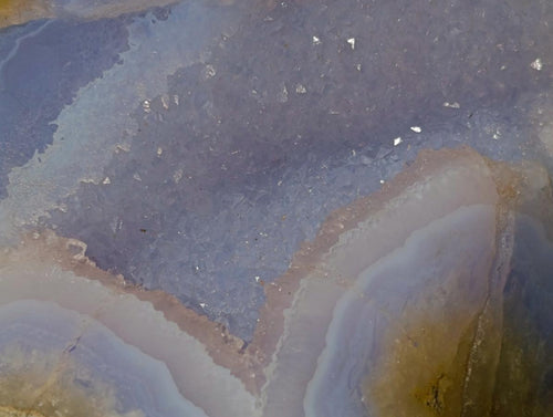Polished Large Blue Lace Agate Standing Display Piece x 1 From Nsanje, Malawi - Toprock Gemstones and Minerals 