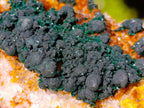 Natural Ball Malachite Specimens Coated with Drusy Quartz on Dolomite x 6 From Mindingi Mine, Congo - Toprock Gemstones and Minerals 