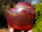 Polished Ocean Jasper Hearts x 6 From Northwest Coast, Madagascar - Toprock Gemstones and Minerals 