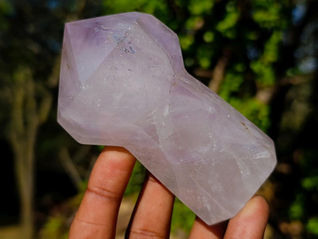 Polished Amethyst Sceptre Crystals x 4 From Akansobe, Madagascar - Toprock Gemstones and Minerals 
