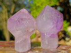 Polished Amethyst Sceptre Crystals x 4 From Akansobe, Madagascar - Toprock Gemstones and Minerals 