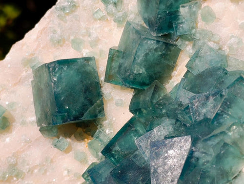 Natural XL Green Cubic Fluorite Specimen x 1 From Mandrosonoro, Madagascar - Toprock Gemstones and Minerals 