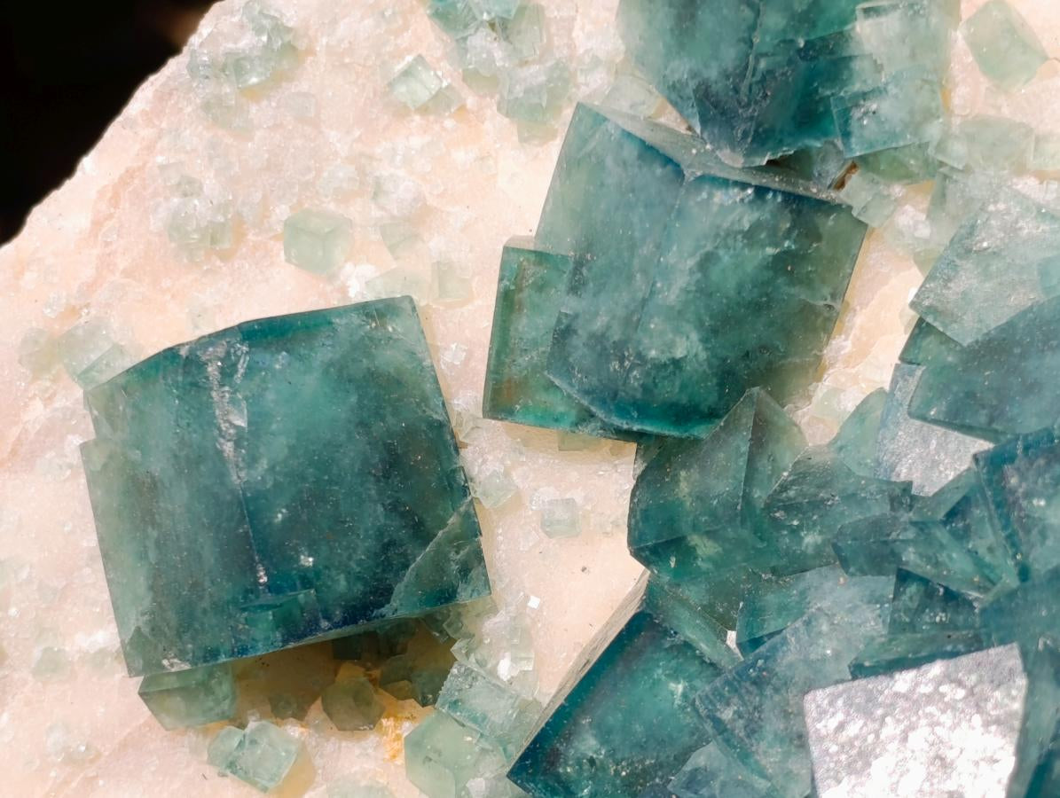 Natural XL Green Cubic Fluorite Specimen x 1 From Mandrosonoro, Madagascar - Toprock Gemstones and Minerals 