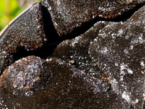 Polished Septerye Sauvage "Dragons Egg" Geodes x 2 From Mahajanga, Madagascar - Toprock Gemstones and Minerals 