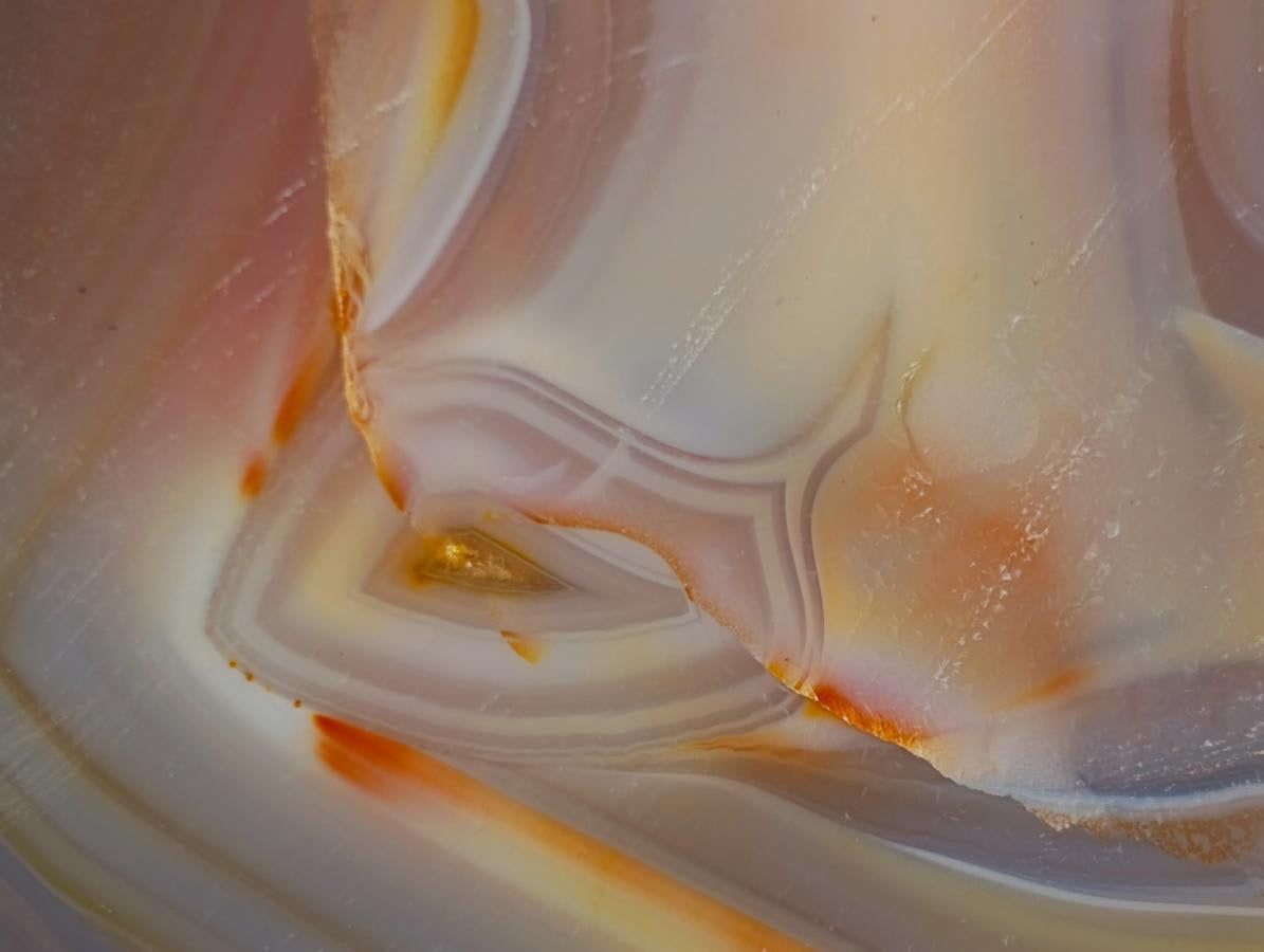 Polished Banded Agate Display Crystals x 3 From Madagascar - Toprock Gemstones and Minerals 