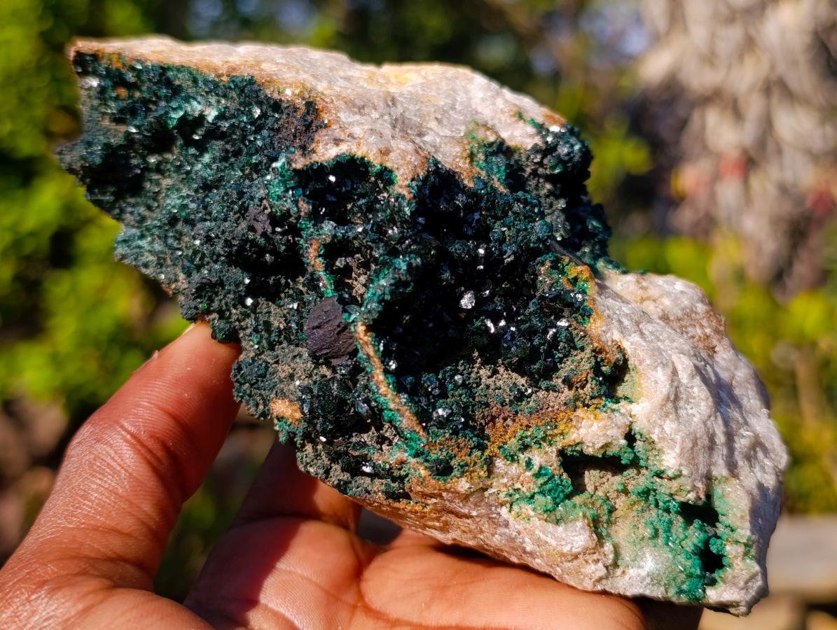 Natural Cabinet Sized Crystalline Malachite Specimens x 3 From Tenke Fungurume, Congo - Toprock Gemstones and Minerals 