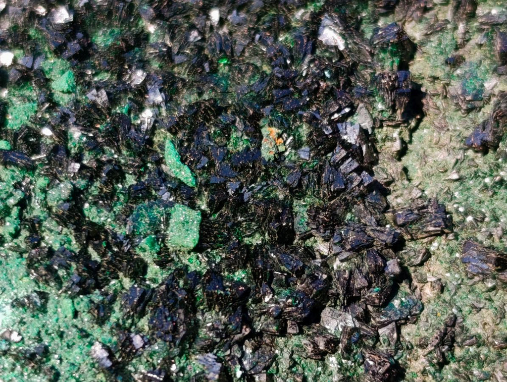 Natural Cabinet Sized Crystalline Malachite Specimens x 3 From Tenke Fungurume, Congo - Toprock Gemstones and Minerals 