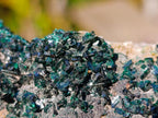 Natural Cabinet Sized Crystalline Malachite Specimens x 3 From Tenke Fungurume, Congo - Toprock Gemstones and Minerals 