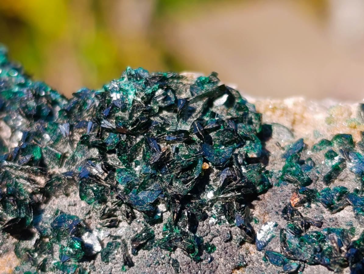 Natural Cabinet Sized Crystalline Malachite Specimens x 3 From Tenke Fungurume, Congo - Toprock Gemstones and Minerals 