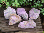 Natural Cobbed Stichtite Specimens x 5 From Barberton, South Africa - Toprock Gemstones and Minerals 