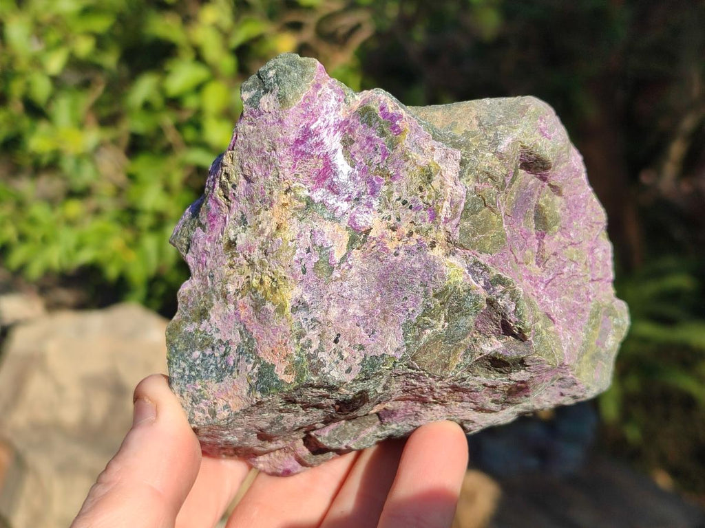Natural Cobbed Stichtite Specimens x 5 From Barberton, South Africa - Toprock Gemstones and Minerals 