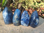 Polished Dumortierite Standing Display Pieces x 12 From Madagascar - Toprock Gemstones and Minerals 