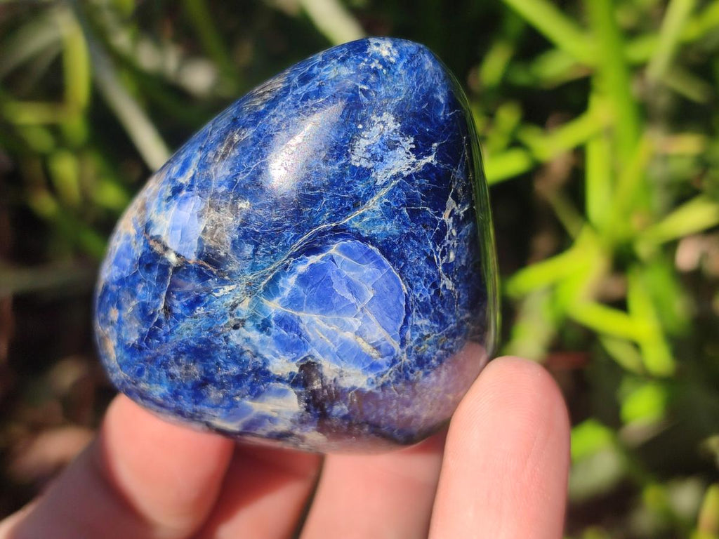 Polished Dumortierite Standing Display Pieces x 12 From Madagascar - Toprock Gemstones and Minerals 